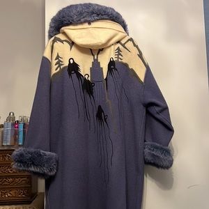 Mint Cond. Never Used Vintage 100% Pure Wool LAPARKA CANADA Coat L/XL circa 1987